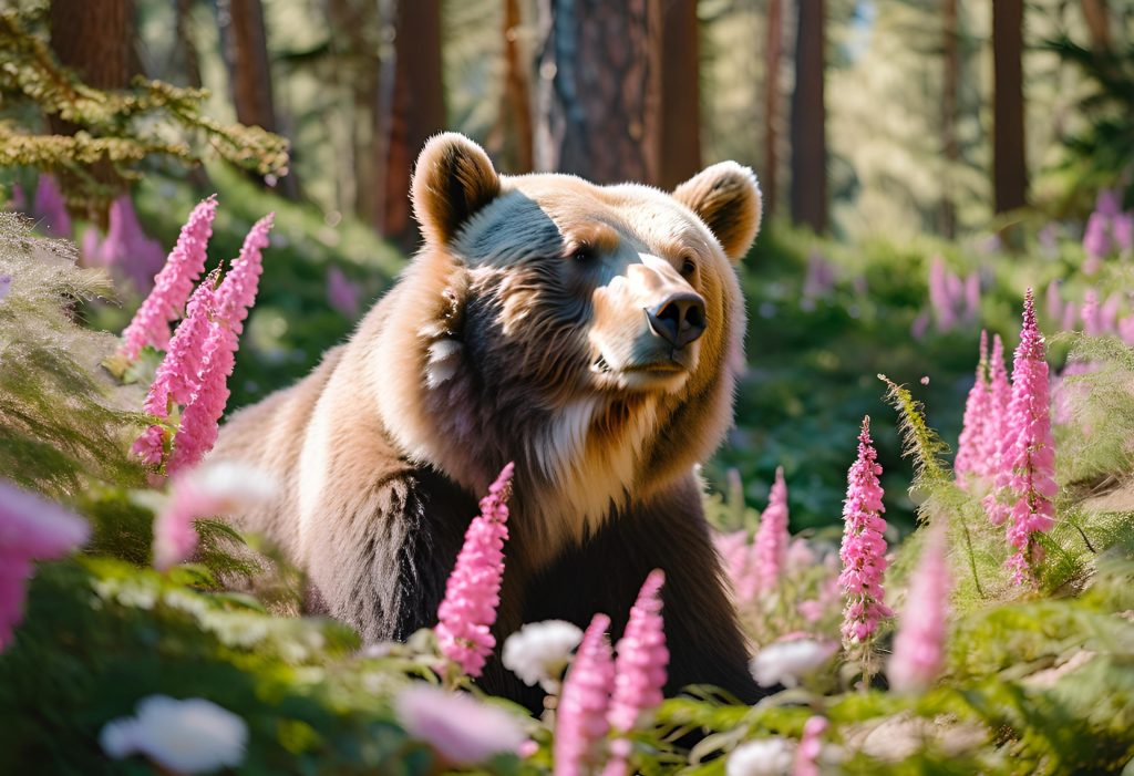 Bär - Der Bär ist ein kraftvolles Krafttier, das für Stärke, Mut und innere Weisheit steht