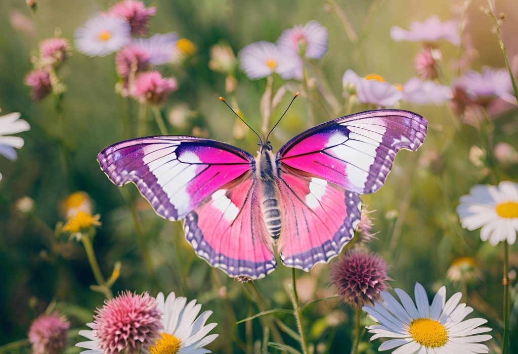 Schmetterling - Das Krafttier Schmetterling symbolisiert Transformation, Leichtigkeit und die Schönheit des Wandels